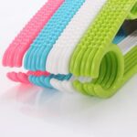 10pcs/lot 38cm Colorful outdoor drying plastic hangers rainbow clothes rack candy color clothes hanger - Image 2