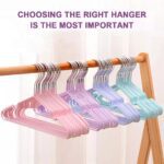 3 Piece of Colorful Rubber Stainless Steel Hangers For Clothes Pegs Antiskid Drying Clothes Rack Non Slip Hanger Outdoor Drying Rack - Image 8
