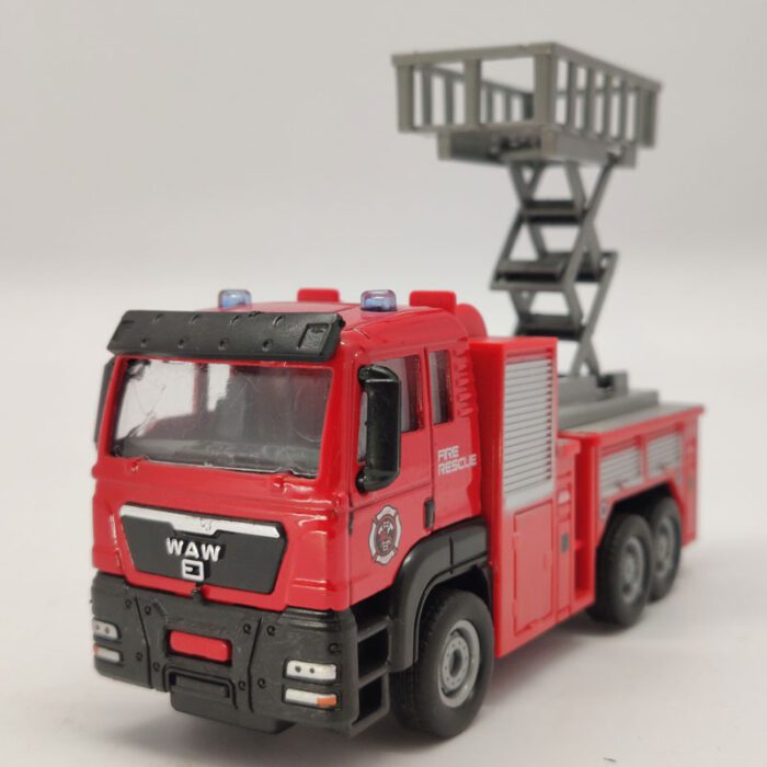 Sliding Alloy Fire Truck Model Children Toys Fire Engine/Aerial Fire Rescue - Image 3