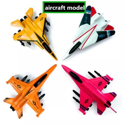 Alloy Aircraft model kids toys Military Model Toy Lifelike Warplane Kids Fighter Pull Back Airplane Birthday Gift