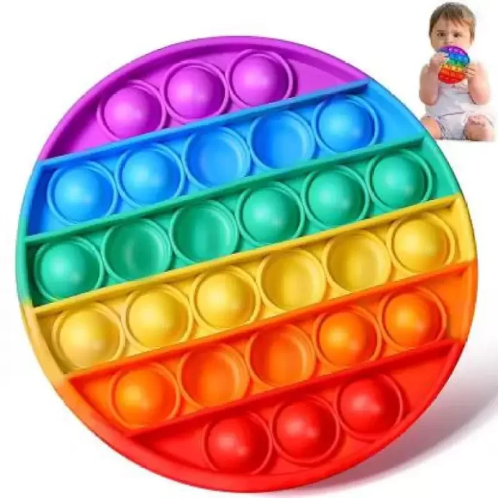 Fits Popit Fidget Popper Simple Dimple Poppit Bubble Sensory Toy Kids Assorted - Image 3