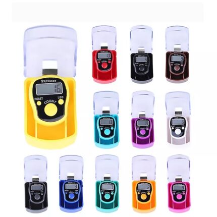 Digital Tasbih Electric Digital Display with LED Light Color Random