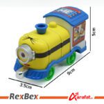 Toys Minion DESPICABLE ME 3 Metal Die Cast with Magnet Train assorted single unit Action for Kids Yellow, Blue