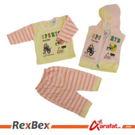 kiddi Kidz New born 3pcs suit zero Size