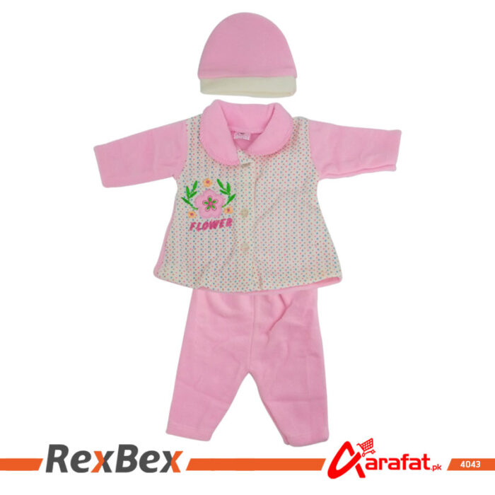 Fancy Flower Zero Size suits For Baby Girl - Image 4