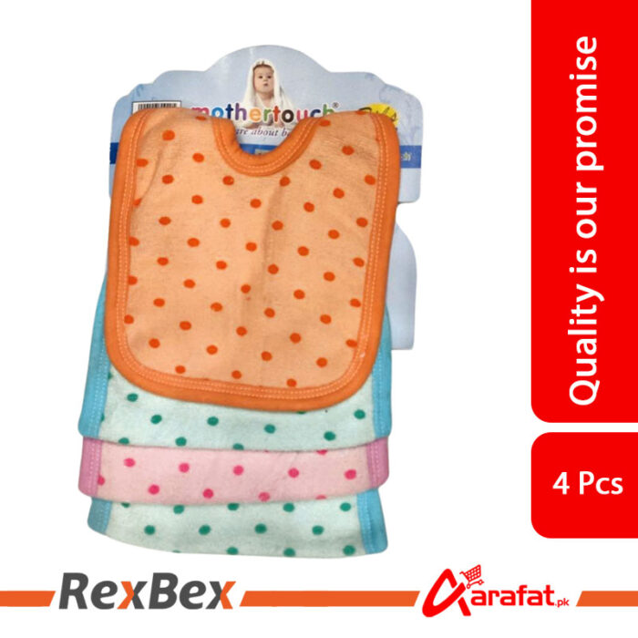 Baby Towel Bibs 4 pcs Set - Image 2