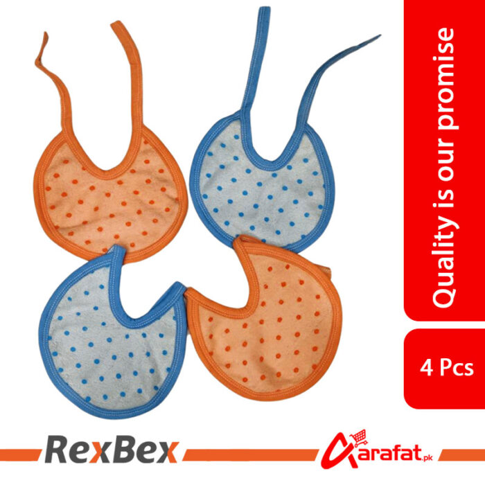 4078 Baby Towel Bibs 4 pcs Set - Image 1