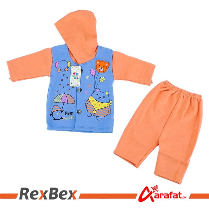 Kiddi Kidz Kids Wear Zero Size Fleece Baby Romper - Image 3