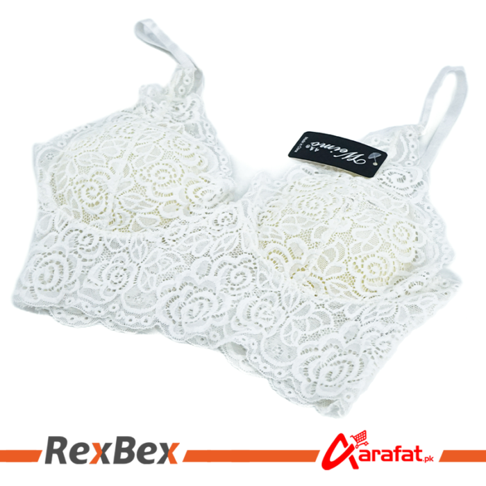 Beautiful Womens Lace Bra - Fancy Net Top Bra - Image 2