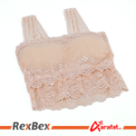 Ladies Lace Bra (Blouse) - Floral Lace Net Top Free size - Image 5