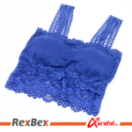 Ladies Lace Bra (Blouse) - Floral Lace Net Top Free size - Image 3