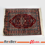 2ft/3ft Red Vintage Handmade Rug - Best Persian, Irani, Afghani handmade Rugs - Image 5