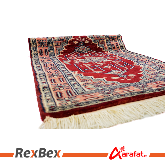 2ft/3ft Red Vintage Handmade Rug - Best Persian, Irani, Afghani handmade Rugs - Image 2