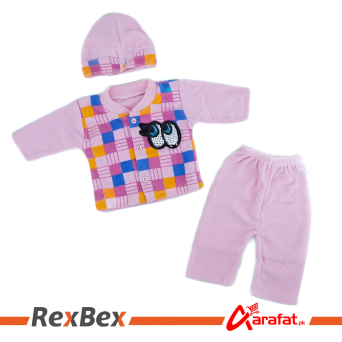 Tentex infant wear Baby Suits DOT Kids Wear Zero Size Polar Fleece Eyes - Image 2