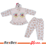 MF Collection Kids Wear 2/3 size Beautiful velvet fleece suit for baby girl - Baby Clothes, Baby dress - Image 2