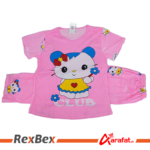 2 Piece Night Suit Sleep wear for girls Hello Kitty designed pajamas – Nighty / Night dress - Image 3
